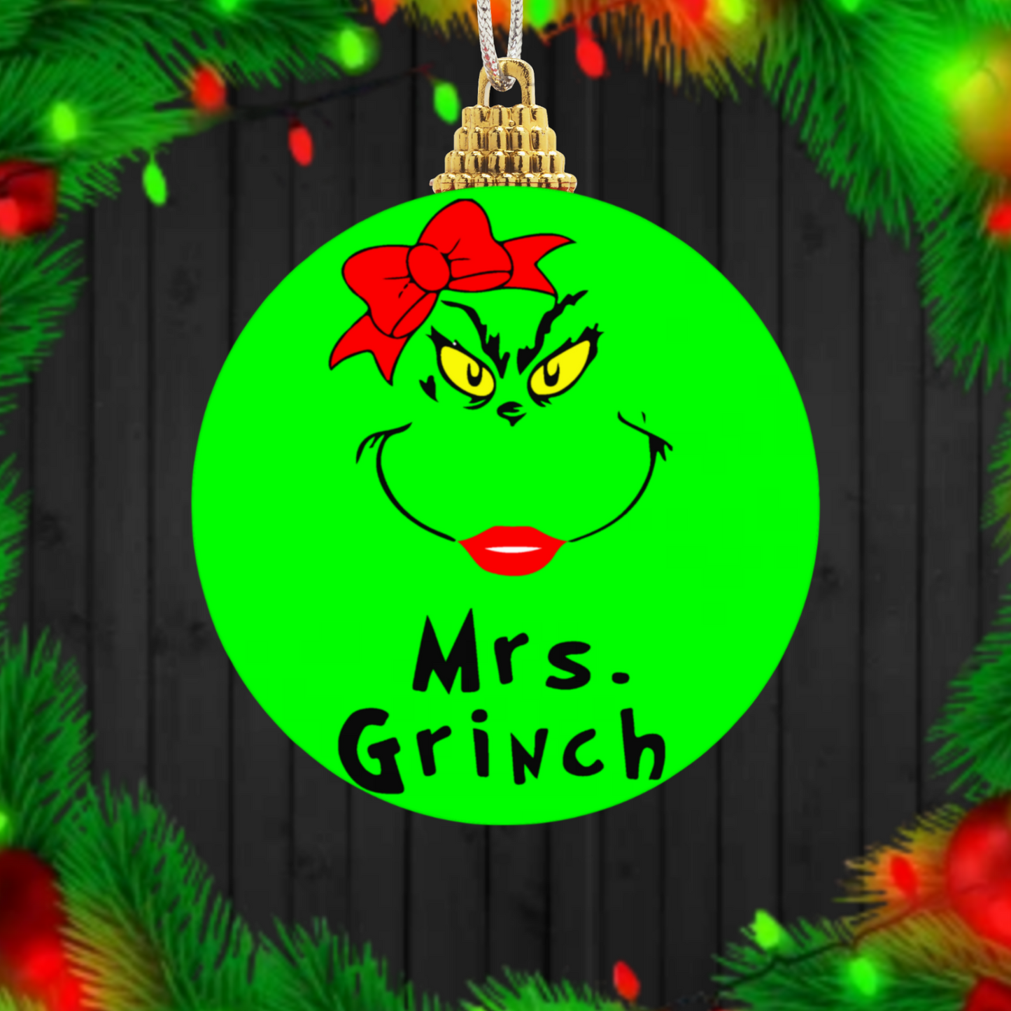 30+ Christmas Grinch Sublimation Ornament/Car Coaster Images Bundle