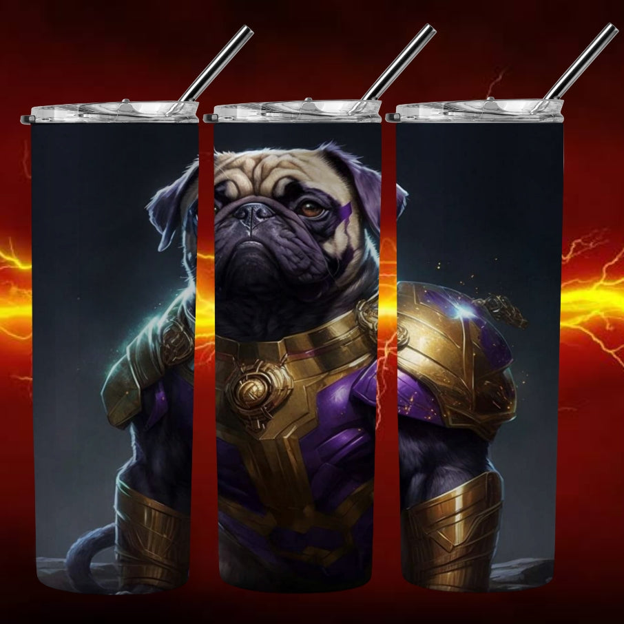 Pug Superhero 20oz Sublimation Images Bundle