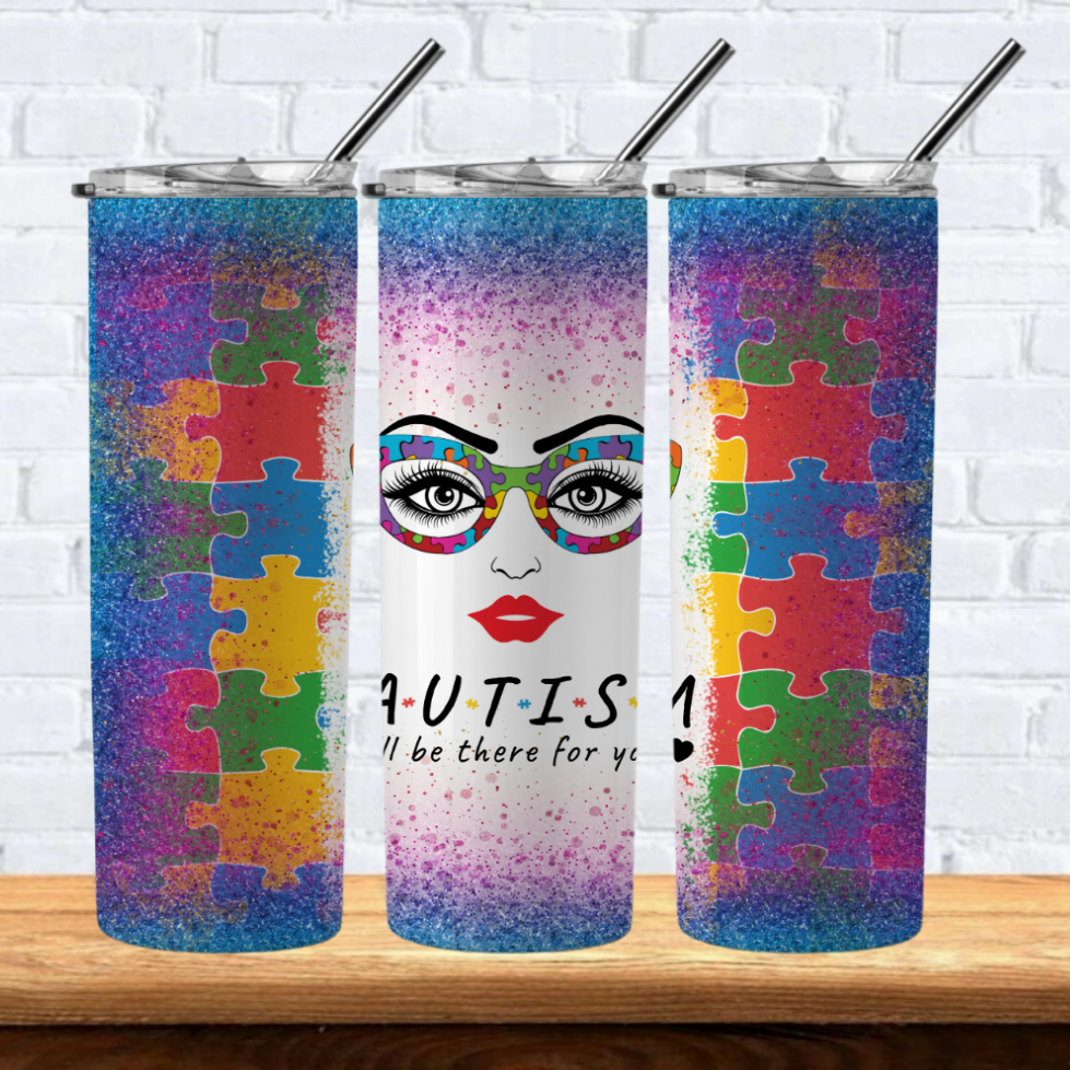 Autism Sublimation 20oz Tumbler Images Bundle