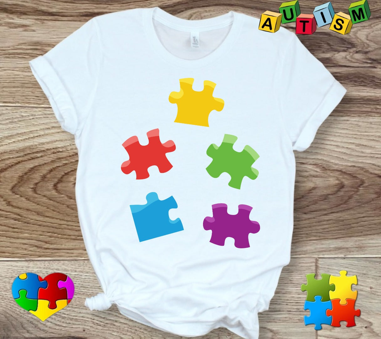 Autism T-shirt Images DTF/Sublimation Bundle