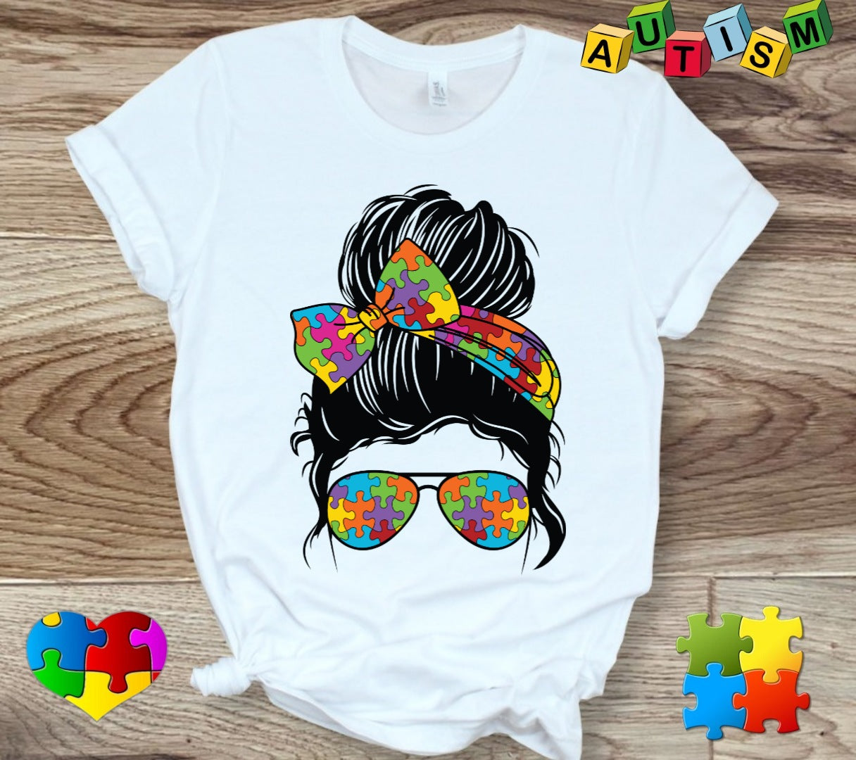 Autism T-shirt Images DTF/Sublimation Bundle