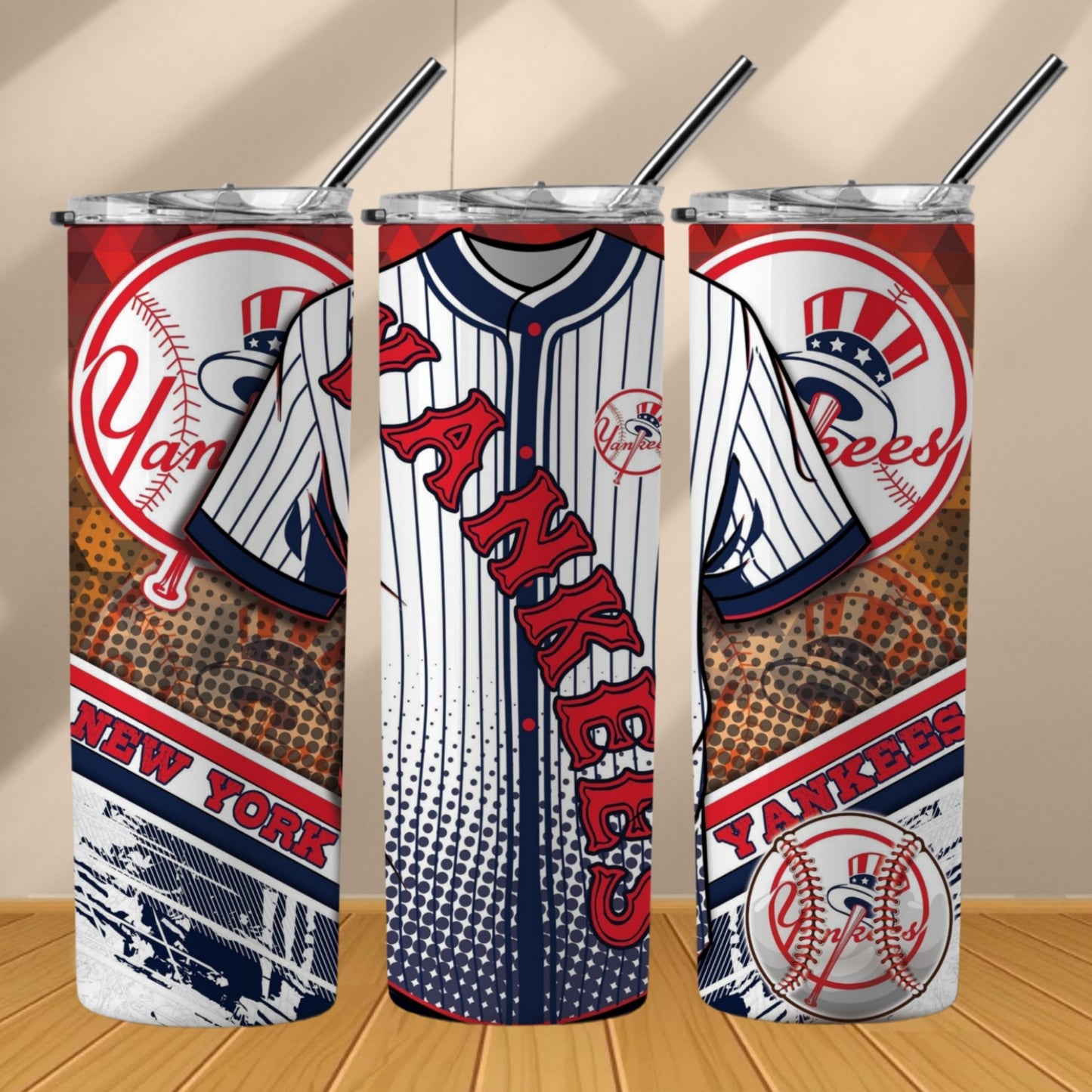 Baseball 20oz Sublimation Tumbler Image