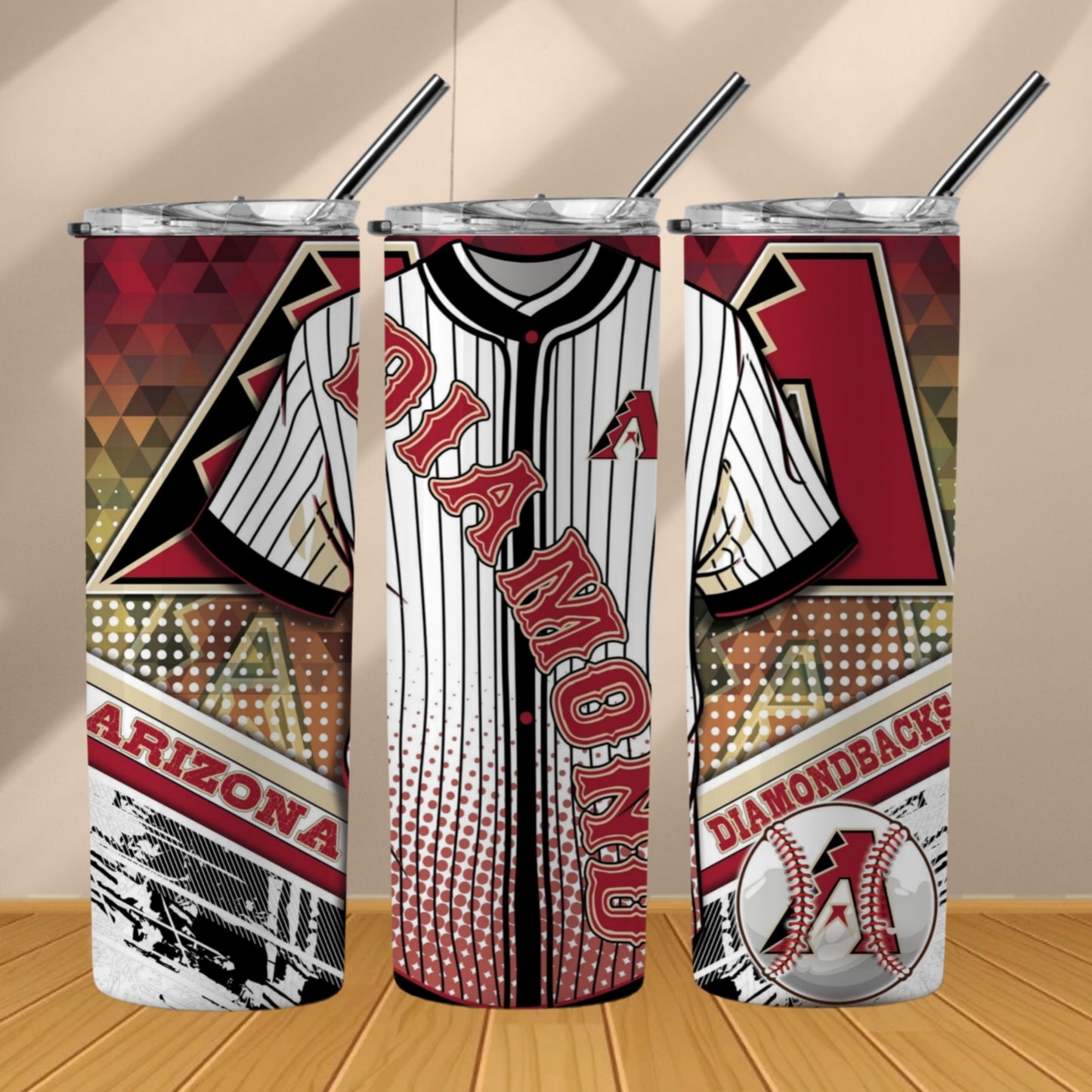 Baseball 20oz Sublimation Tumbler Image