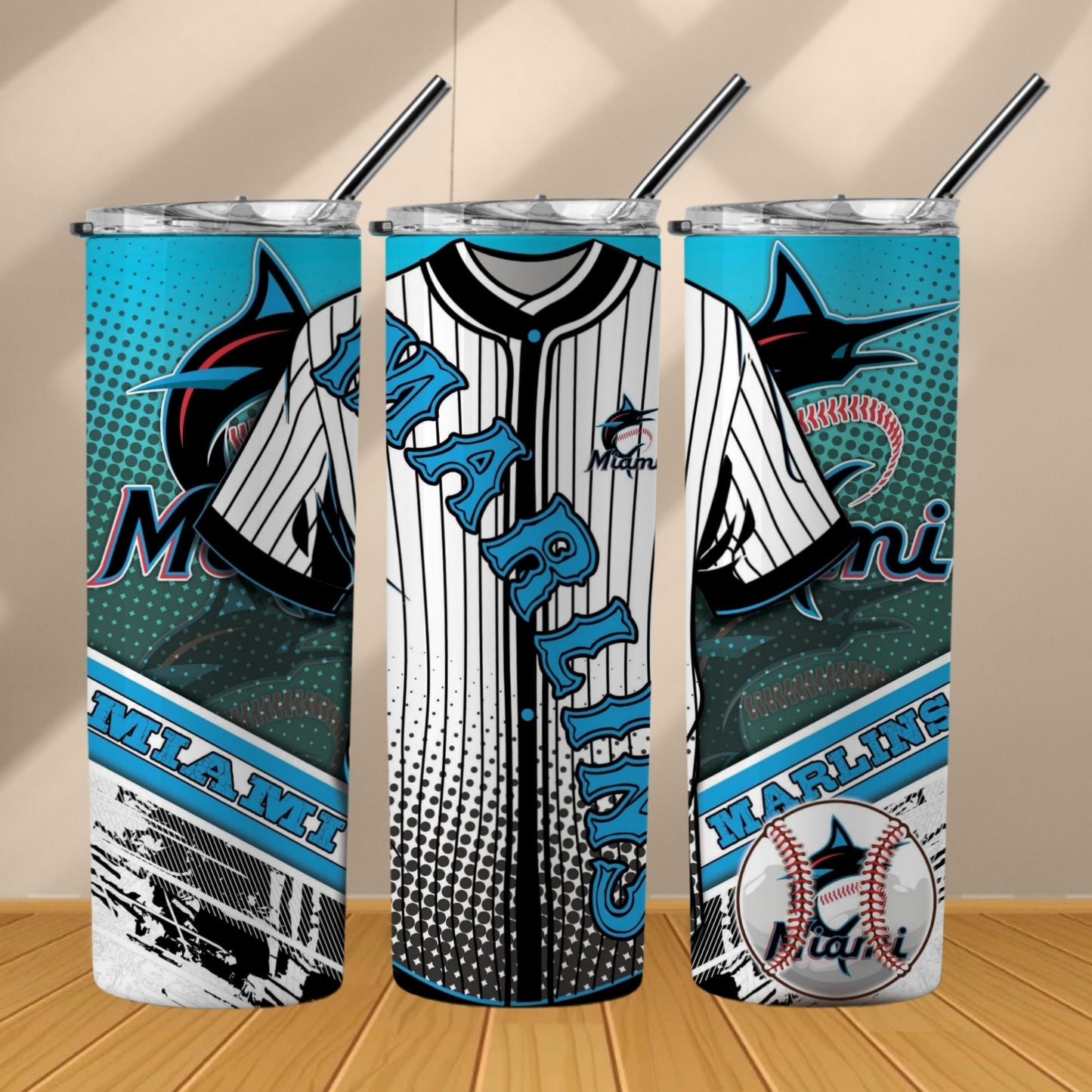 Baseball 20oz Sublimation Tumbler Image