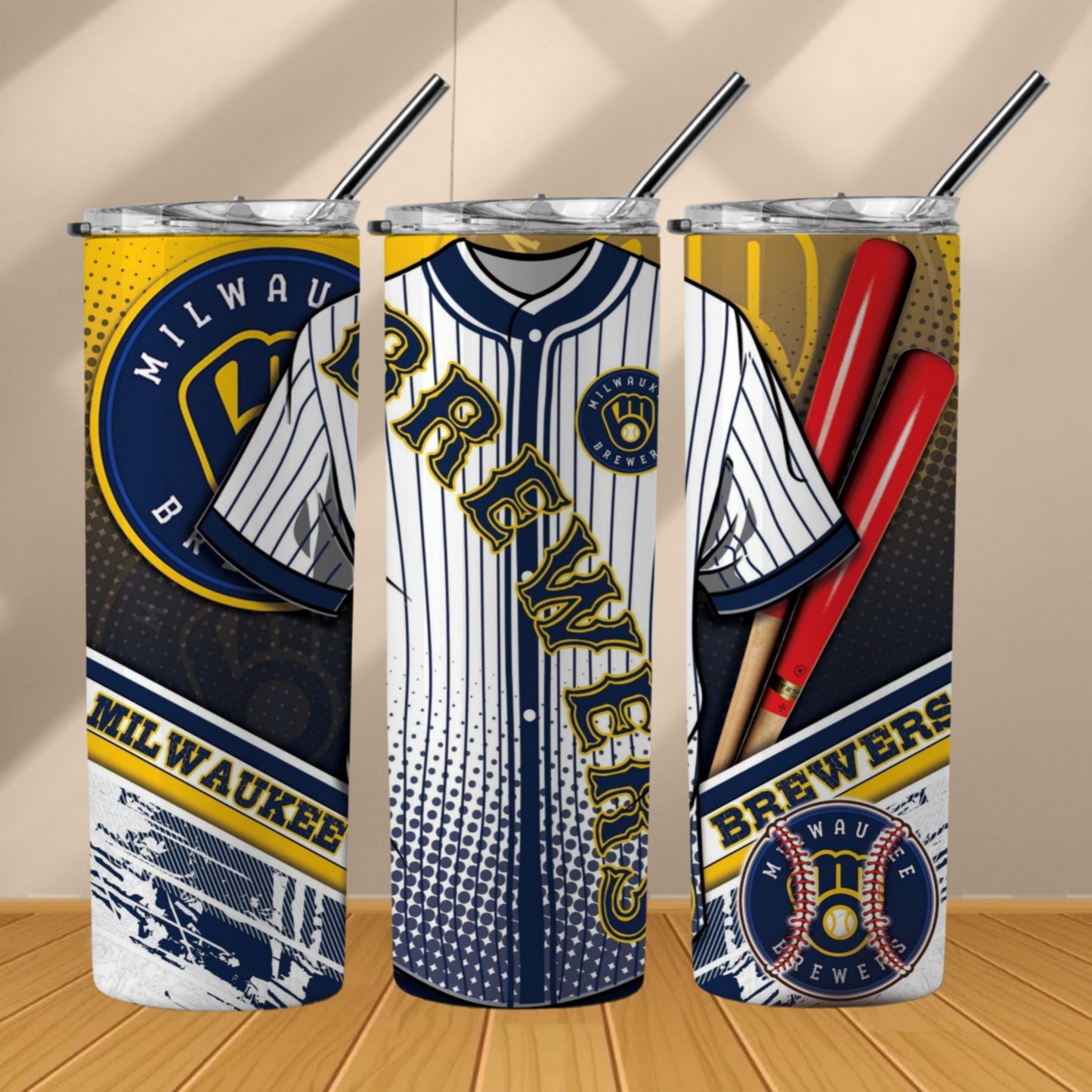 Baseball 20oz Sublimation Tumbler Image