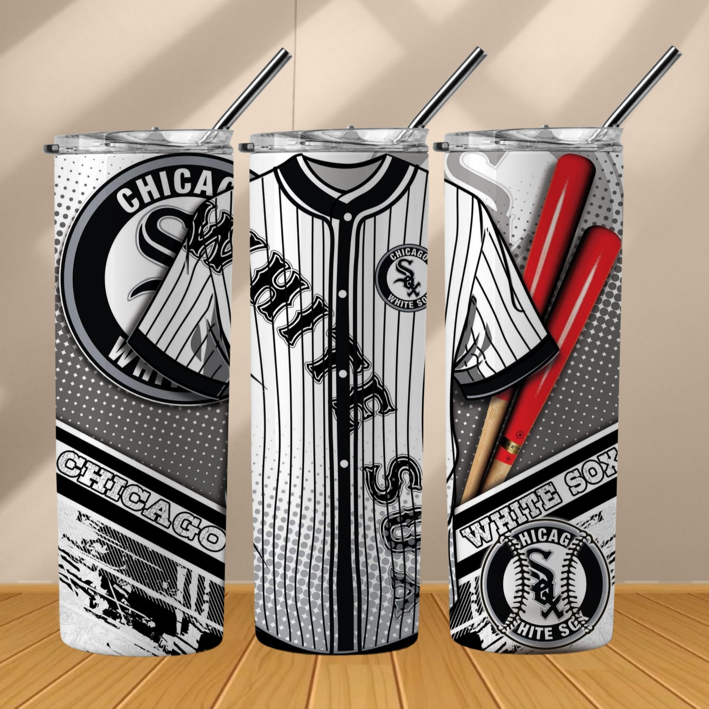 Baseball 20oz Sublimation Tumbler Image