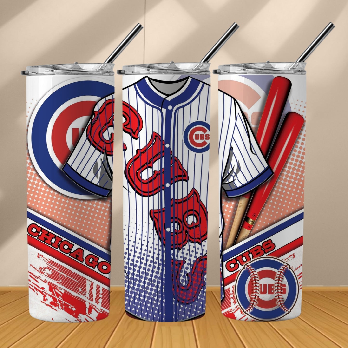 Baseball 20oz Sublimation Tumbler Image