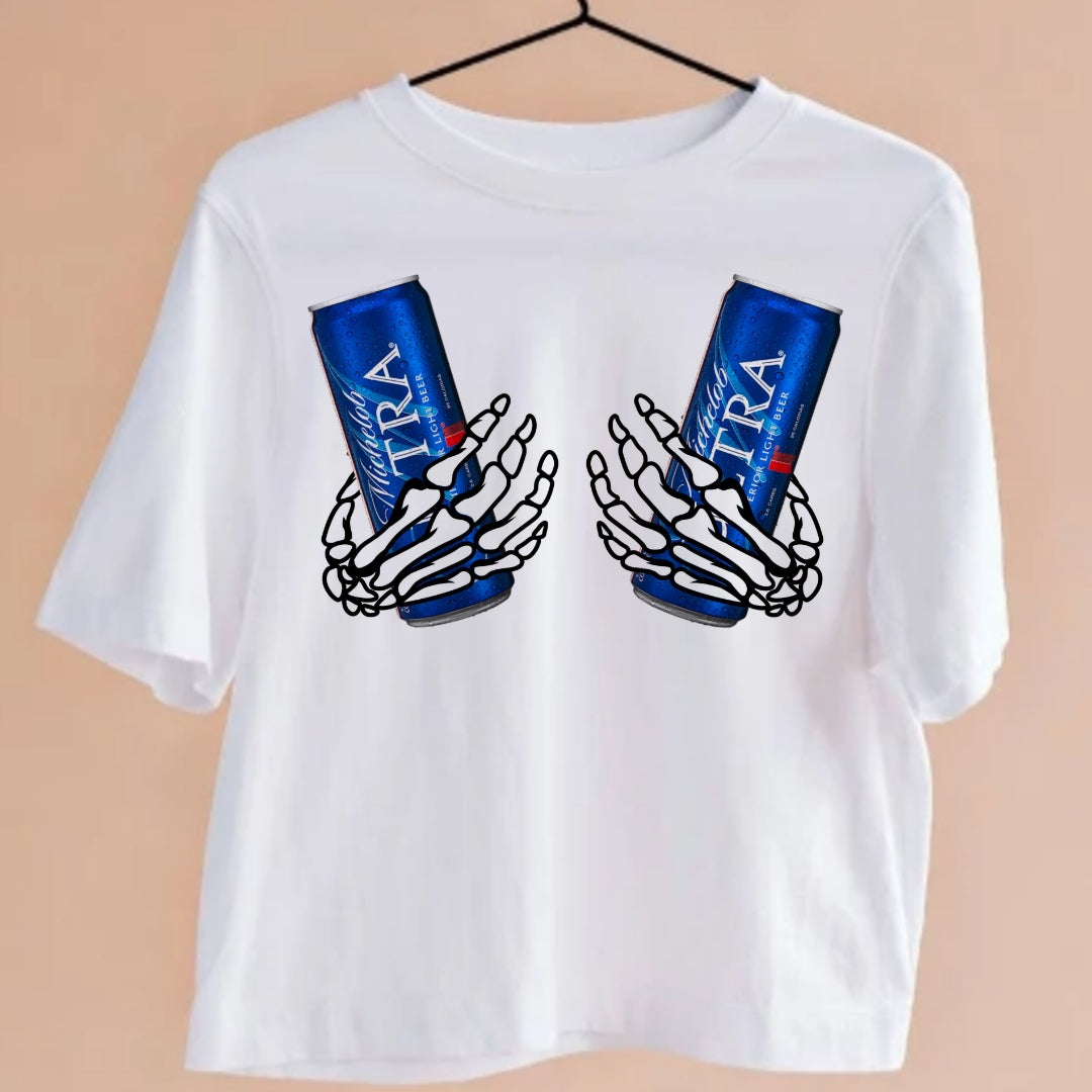 Bottles in Hands T-shirt Images DTF/Sublimation Bundle