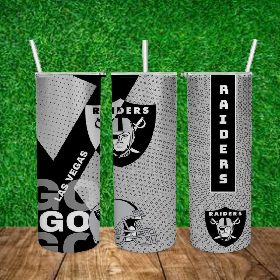 Football 20oz Sublimation Tumbler Image