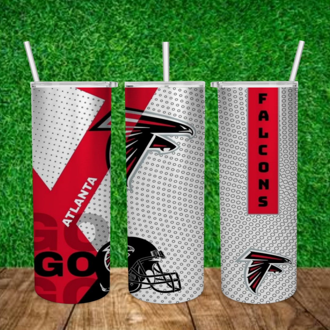 Football 20oz Sublimation Tumbler Image