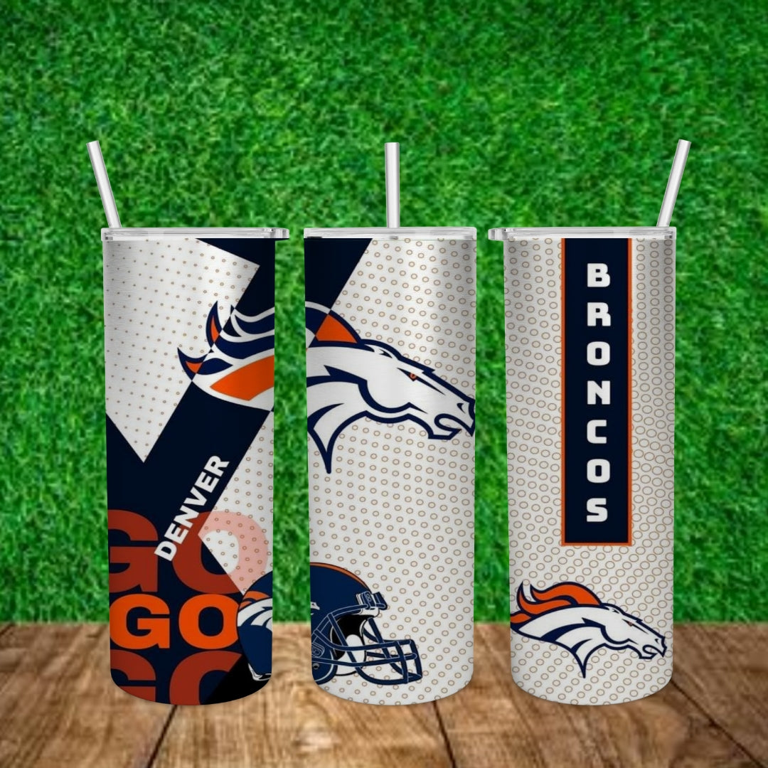 Football 20oz Sublimation Tumbler Image