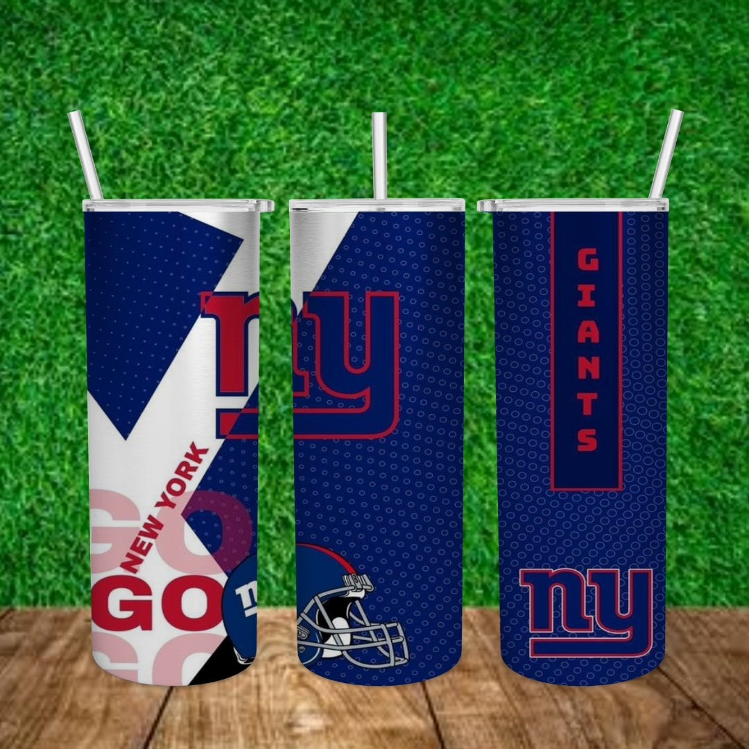 Football 20oz Sublimation Tumbler Image