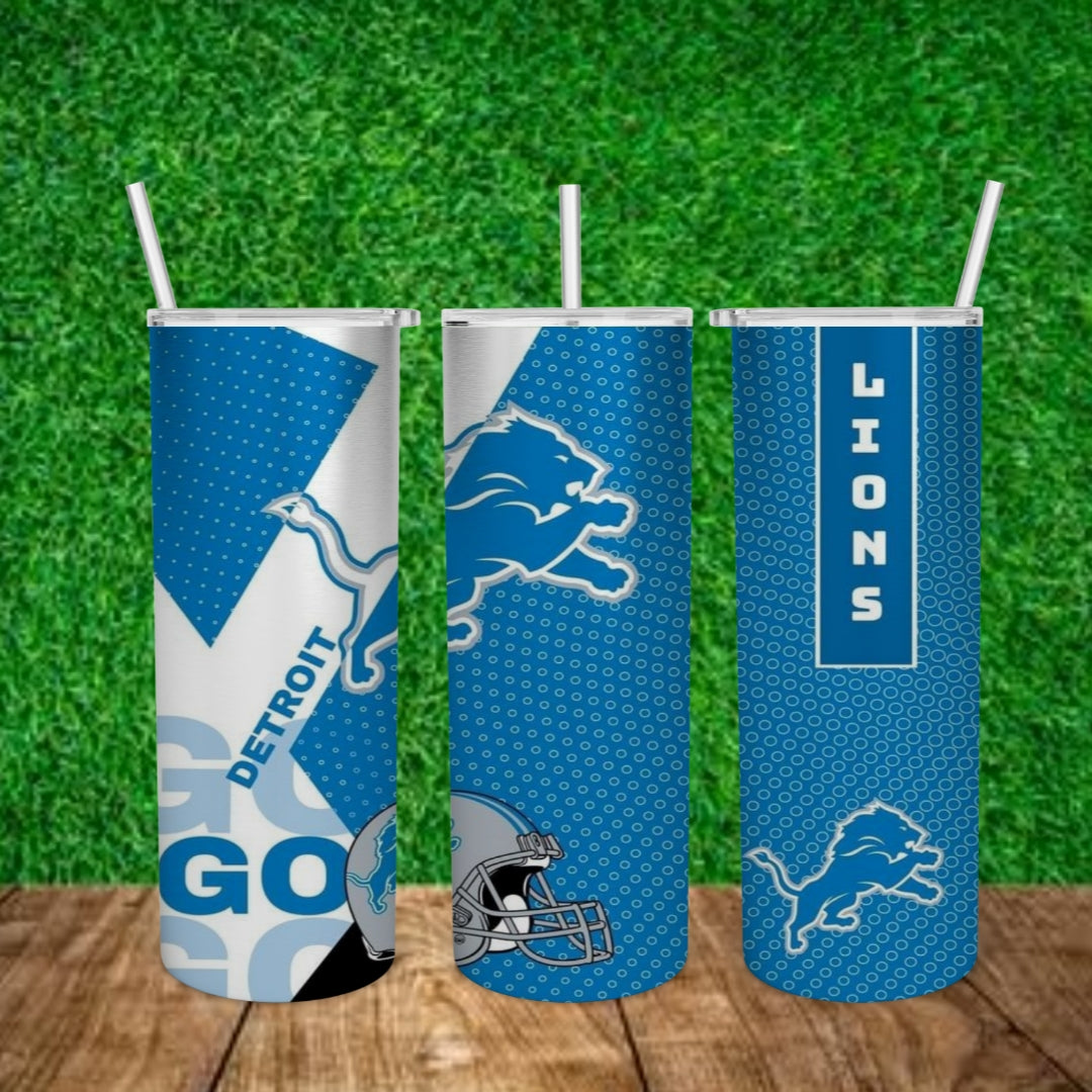 Football 20oz Sublimation Tumbler Image