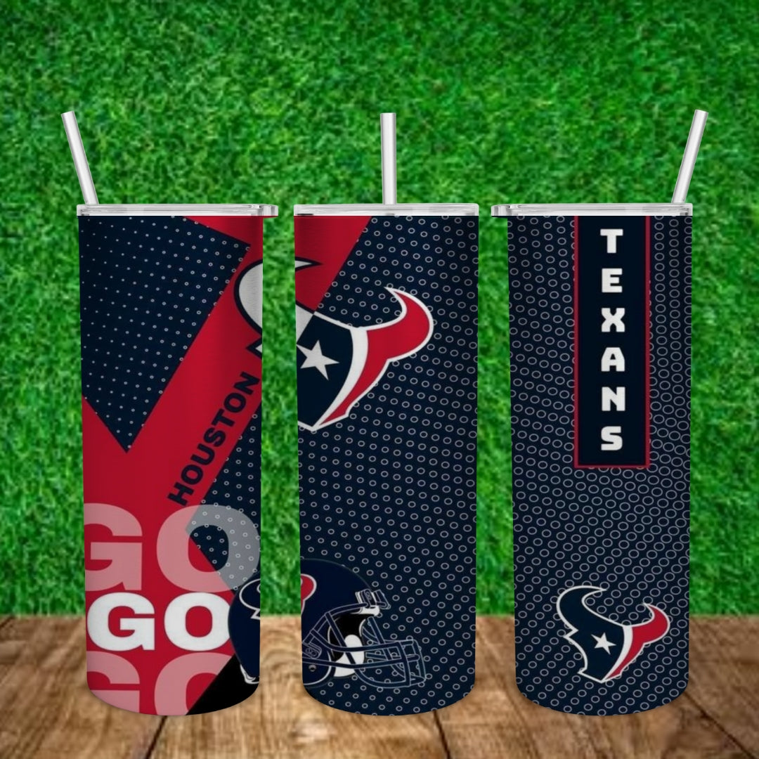 Football 20oz Sublimation Tumbler Image