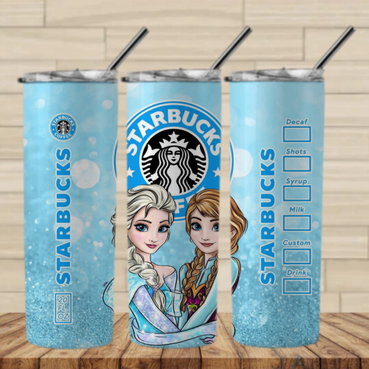 Princess Drink Sublimation 20oz Images