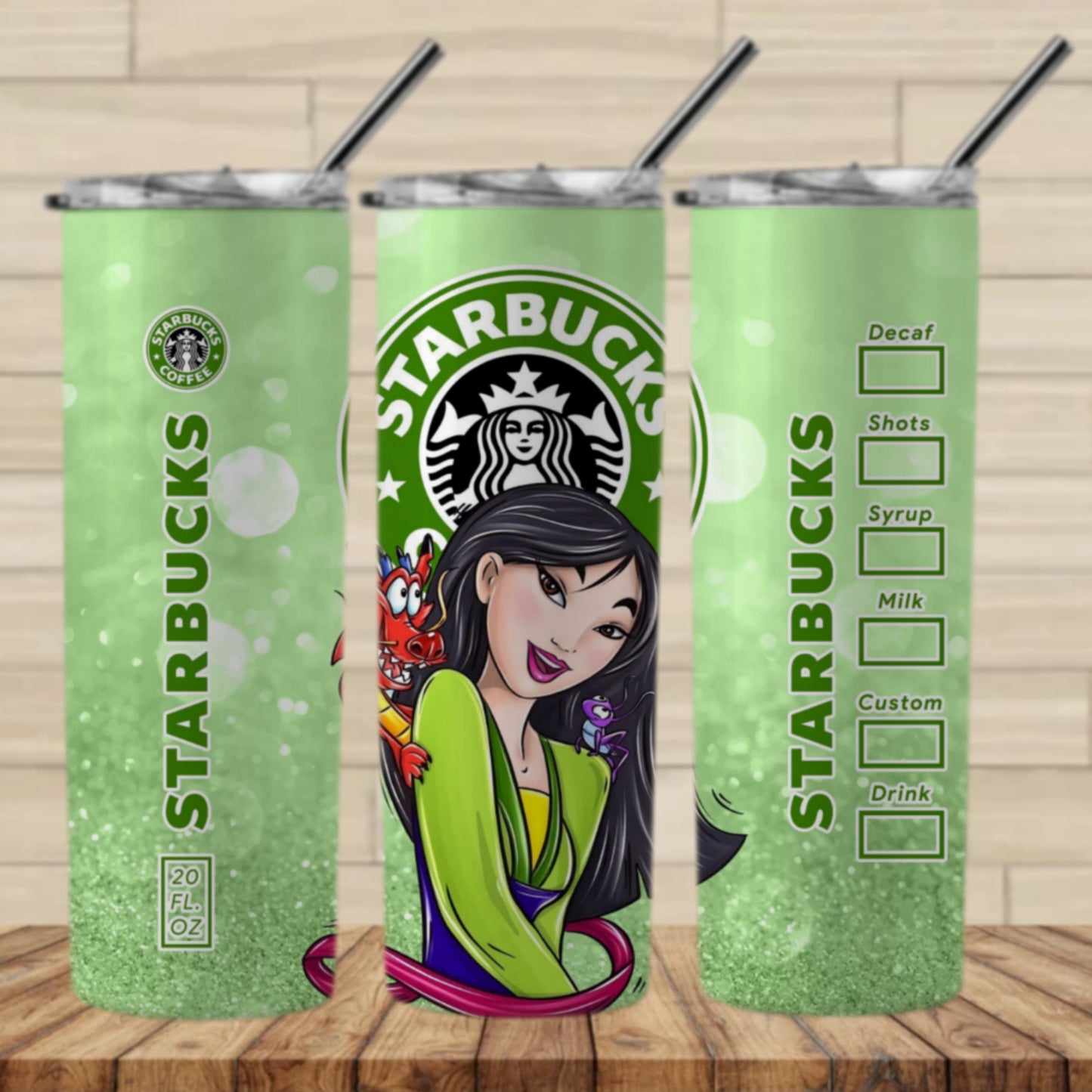 Princess Drink Sublimation 20oz Images