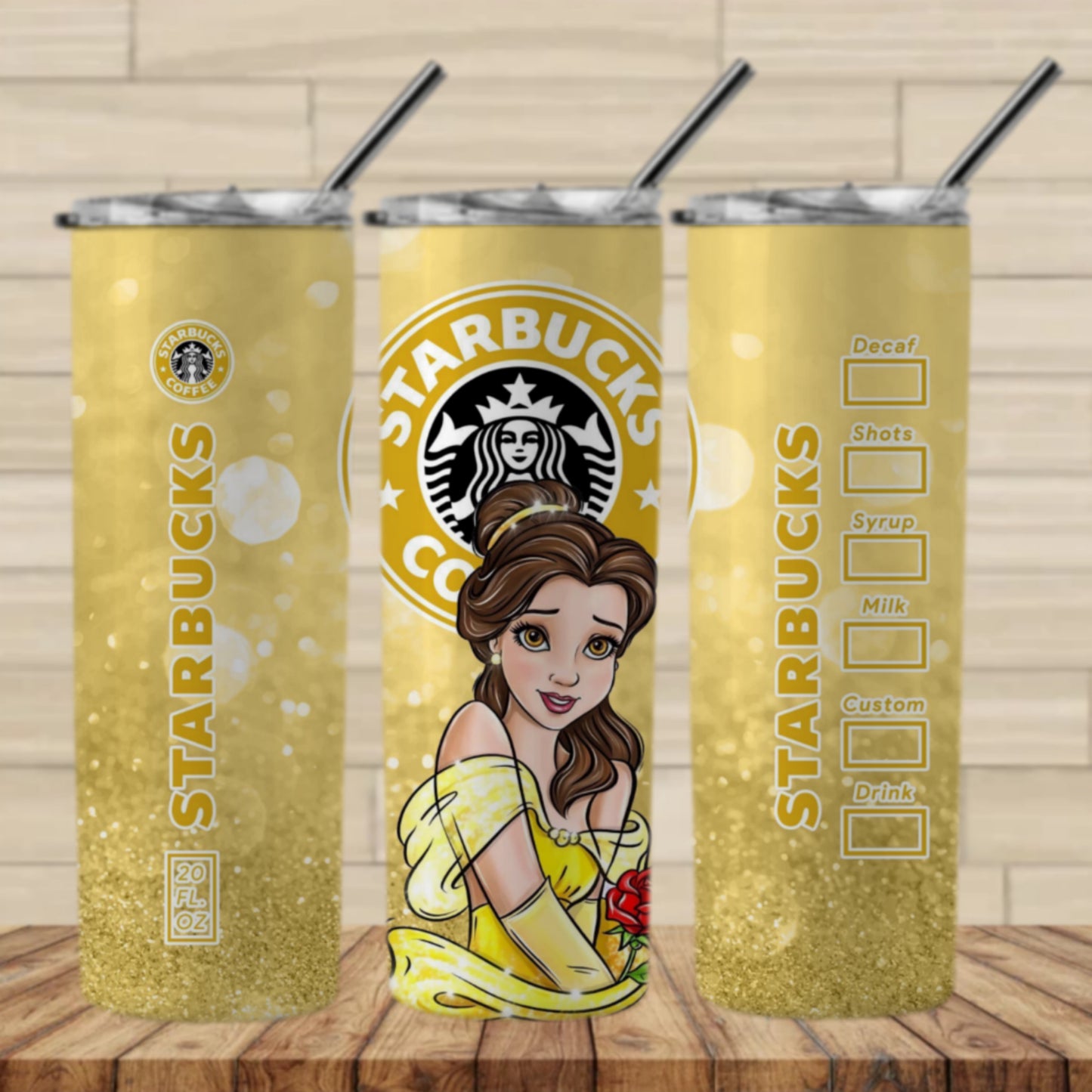 Princess Drink Sublimation 20oz Images