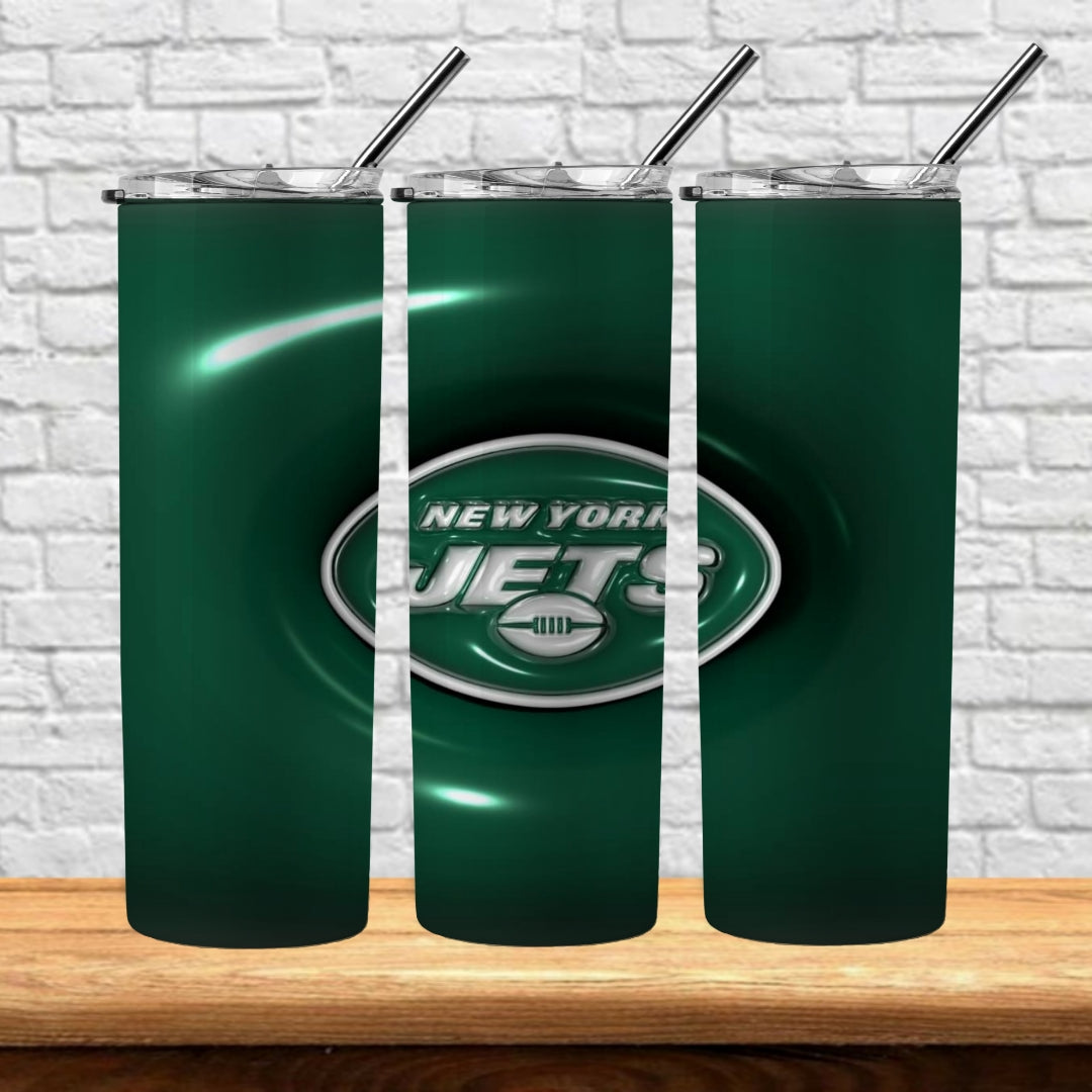 3D Inflate Football 20oz Sublimation Tumbler Image