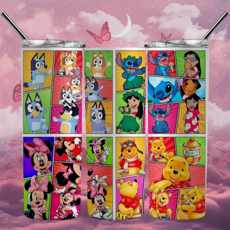 10 Cute Sublimation 20oz Images Bundle