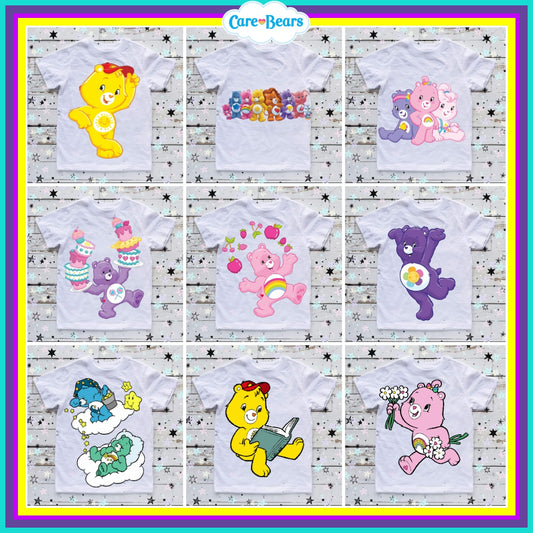 90+ Carebears Sublimation TShirt Images Bundle