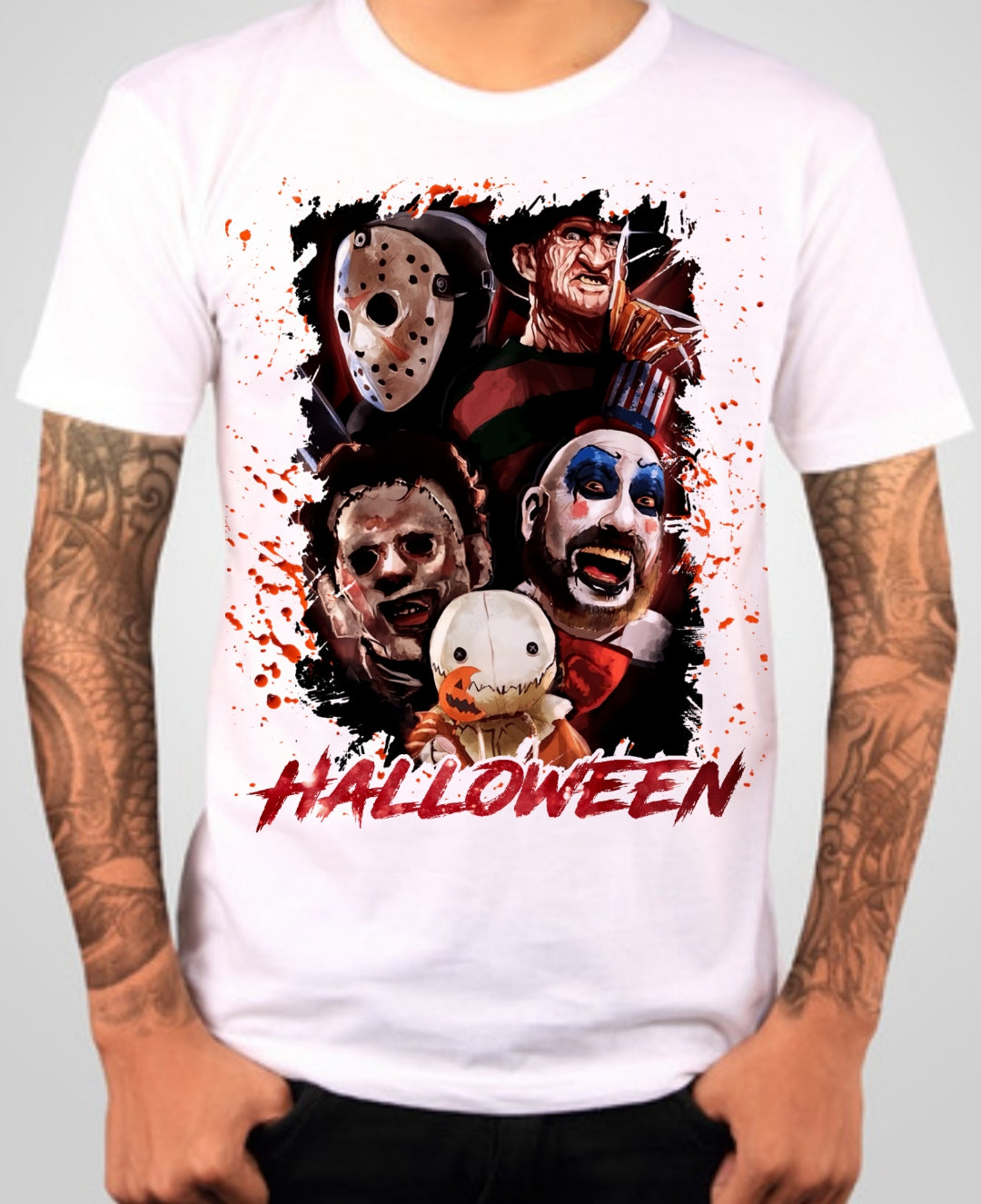 70+ Horror Halloween Sublimation T-Shirt Image/20 oz Tumbler Images Bundle