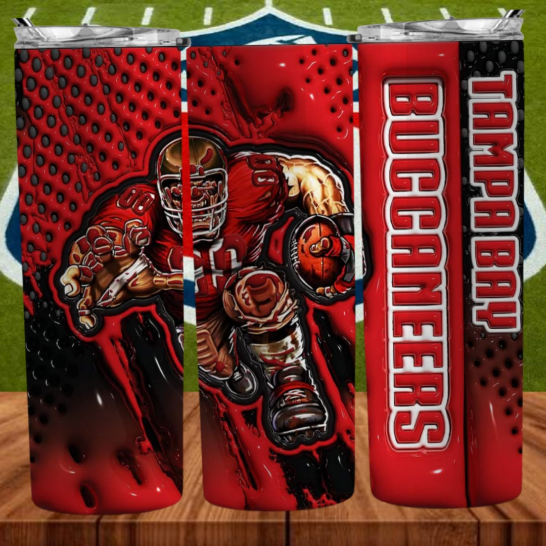 Inflate Football Sublimation 20oz Tumbler Image Puff