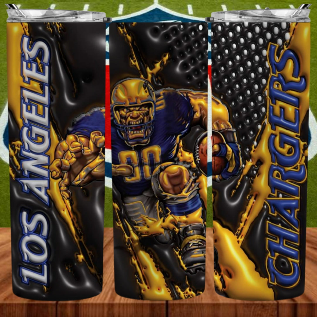 Inflate Football Sublimation 20oz Tumbler Image Puff