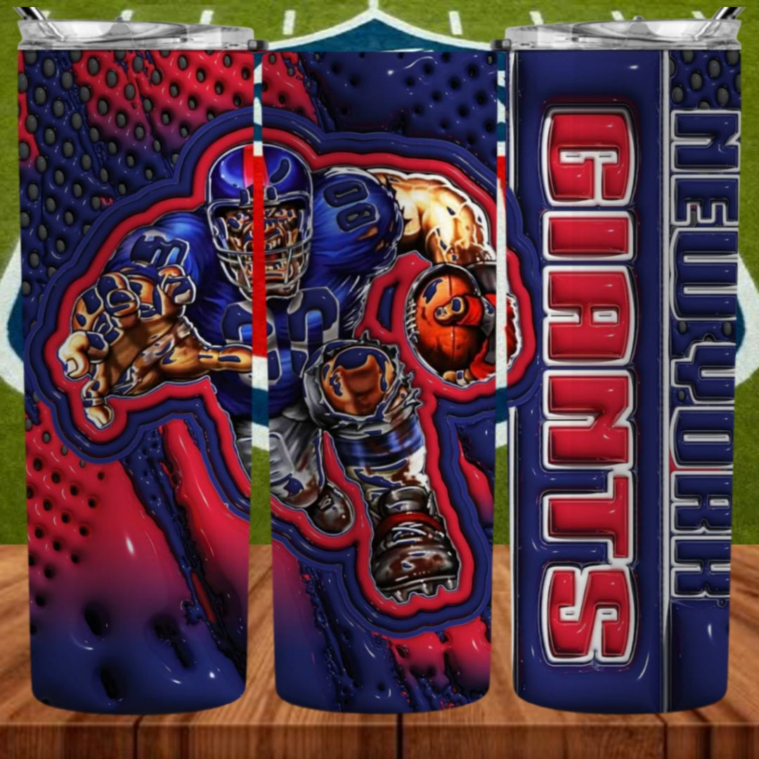 Inflate Football Sublimation 20oz Tumbler Image Puff