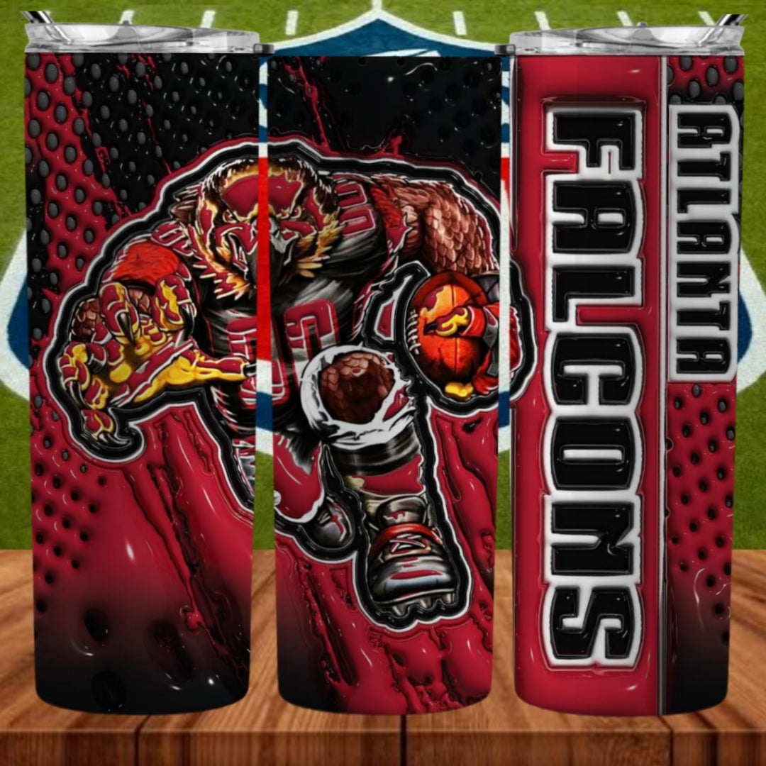 Inflate Football Sublimation 20oz Tumbler Image Puff