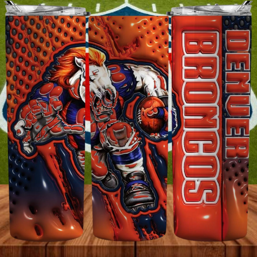 Inflate Football Sublimation 20oz Tumbler Image Puff