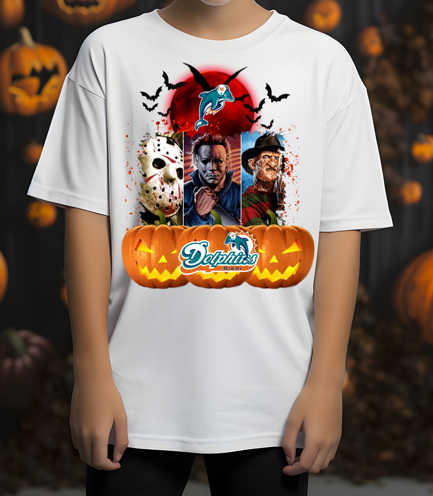 Halloween Football 20oz Sublimation Tumbler Image / T-Shirt Images