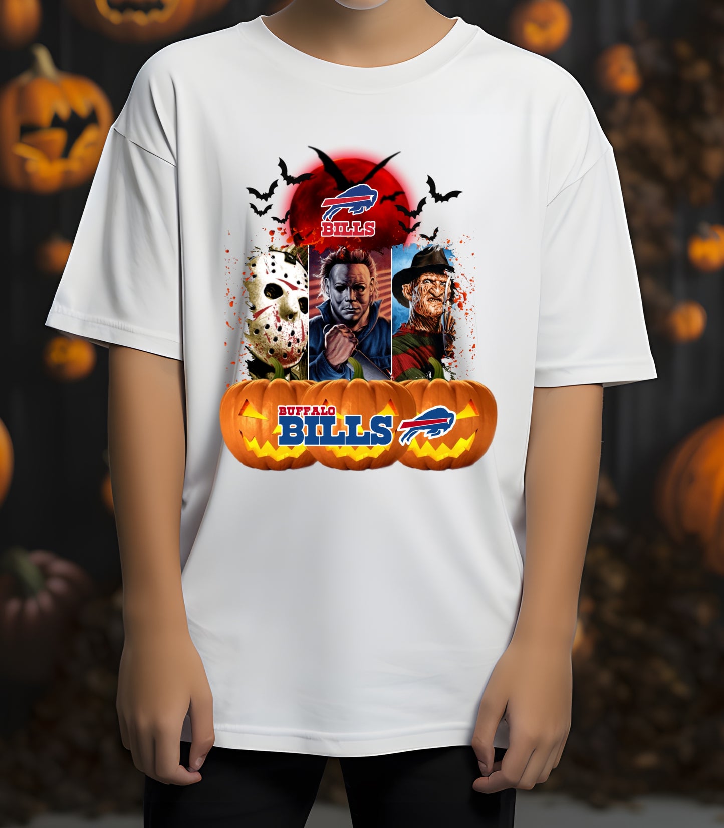 Halloween Football 20oz Sublimation Tumbler Image / T-Shirt Images