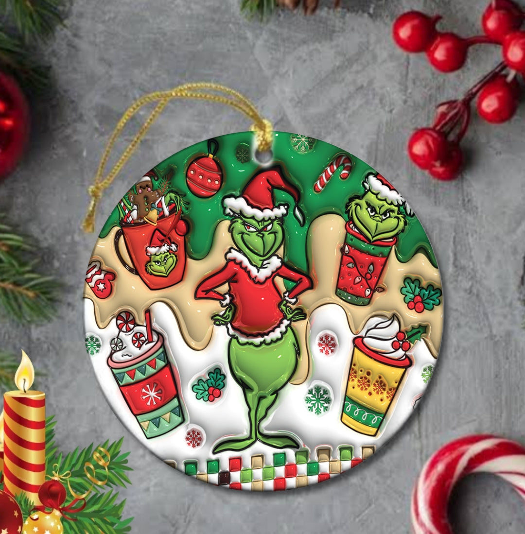 50+ 3D Christmas Sublimation Ornament/Car Coaster Images Bundle