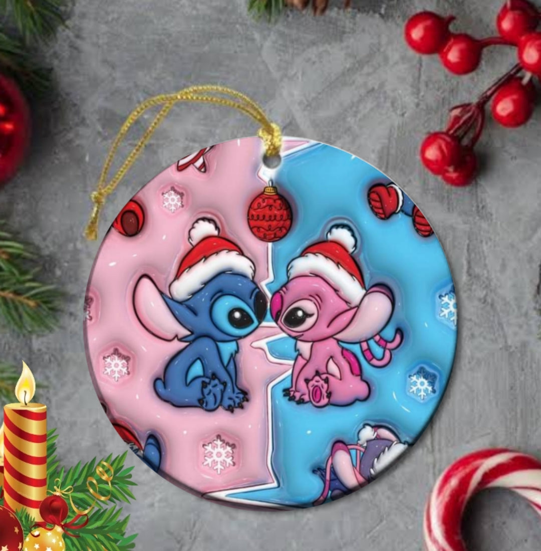 50+ 3D Christmas Sublimation Ornament/Car Coaster Images Bundle