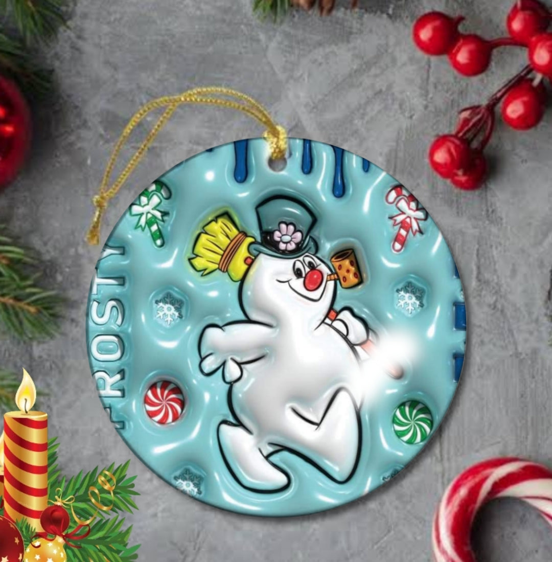 50+ 3D Christmas Sublimation Ornament/Car Coaster Images Bundle