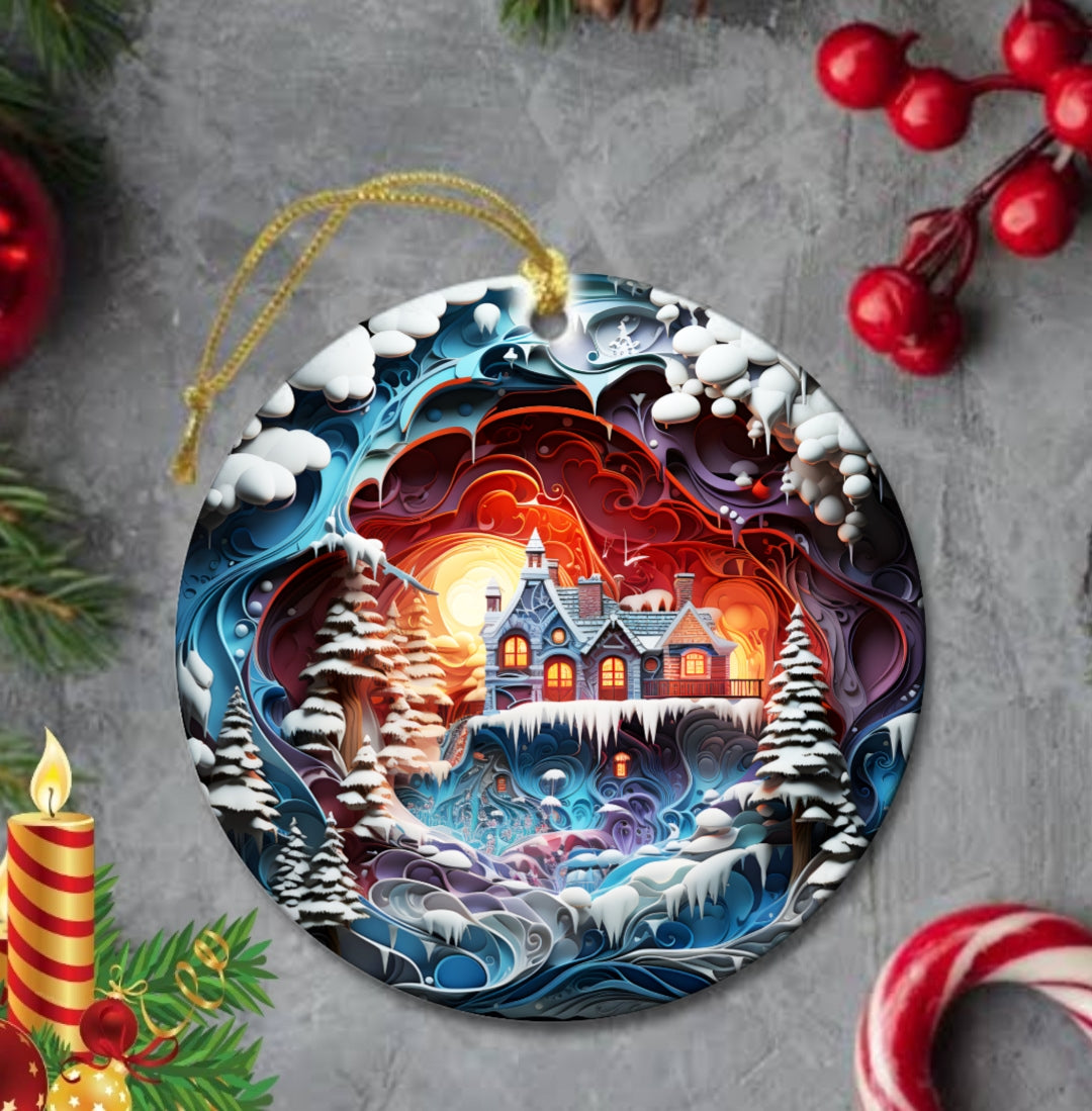 25+ Christmas Sublimation Ornament/Car Coaster Images Bundle