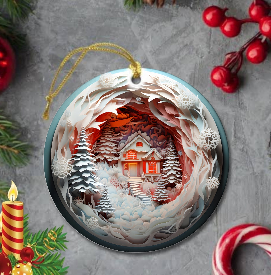 25+ Christmas Sublimation Ornament/Car Coaster Images Bundle