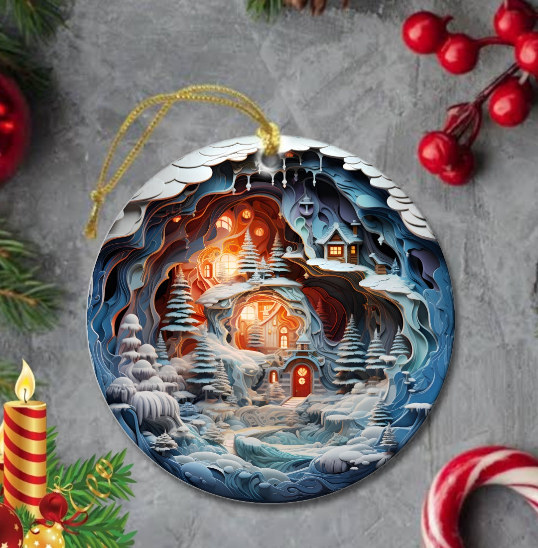 25+ Christmas Sublimation Ornament/Car Coaster Images Bundle