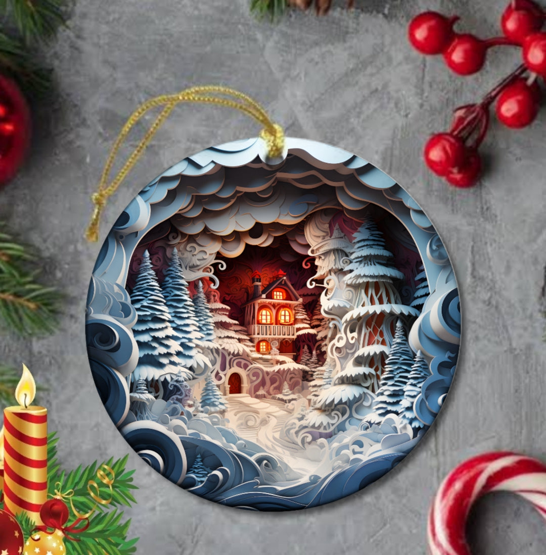 25+ Christmas Sublimation Ornament/Car Coaster Images Bundle