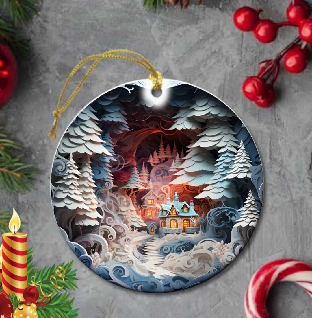 25+ Christmas Sublimation Ornament/Car Coaster Images Bundle