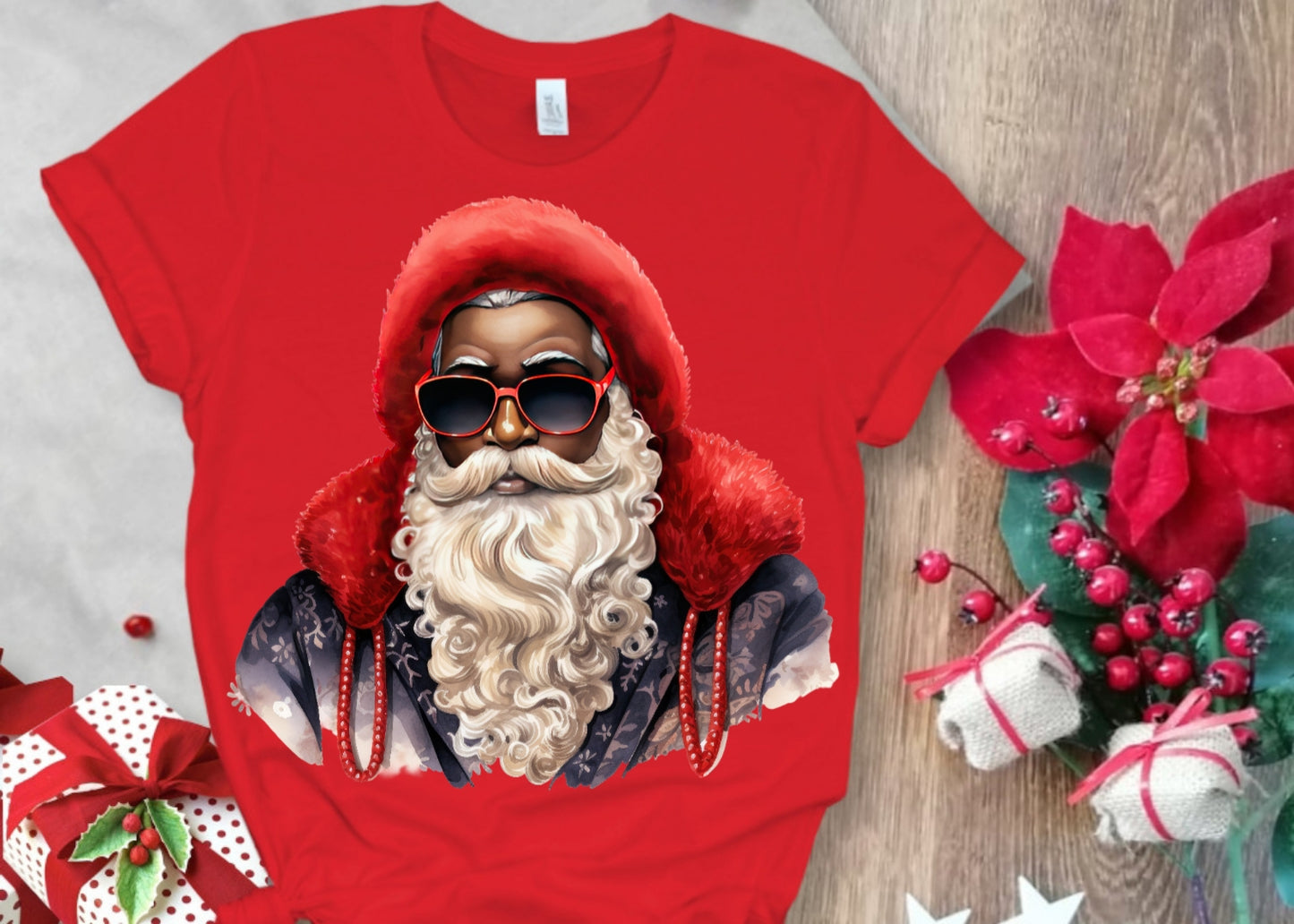 Christmas Santa Sublimation/DTF T-Shirt Images Bundle