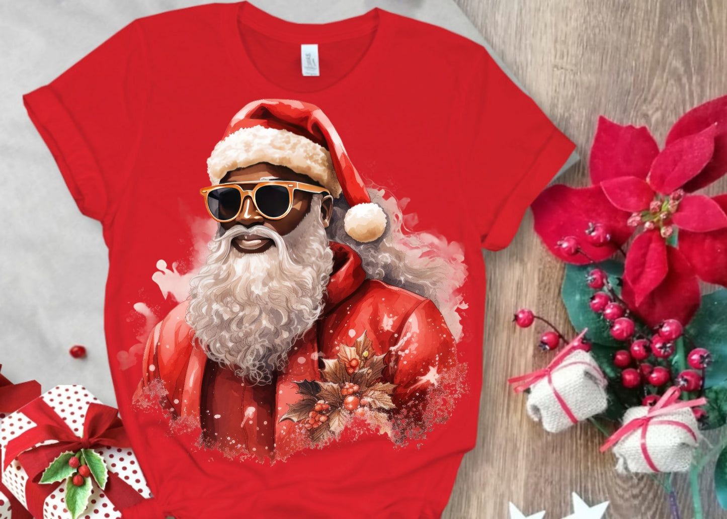 Christmas Santa Sublimation/DTF T-Shirt Images Bundle