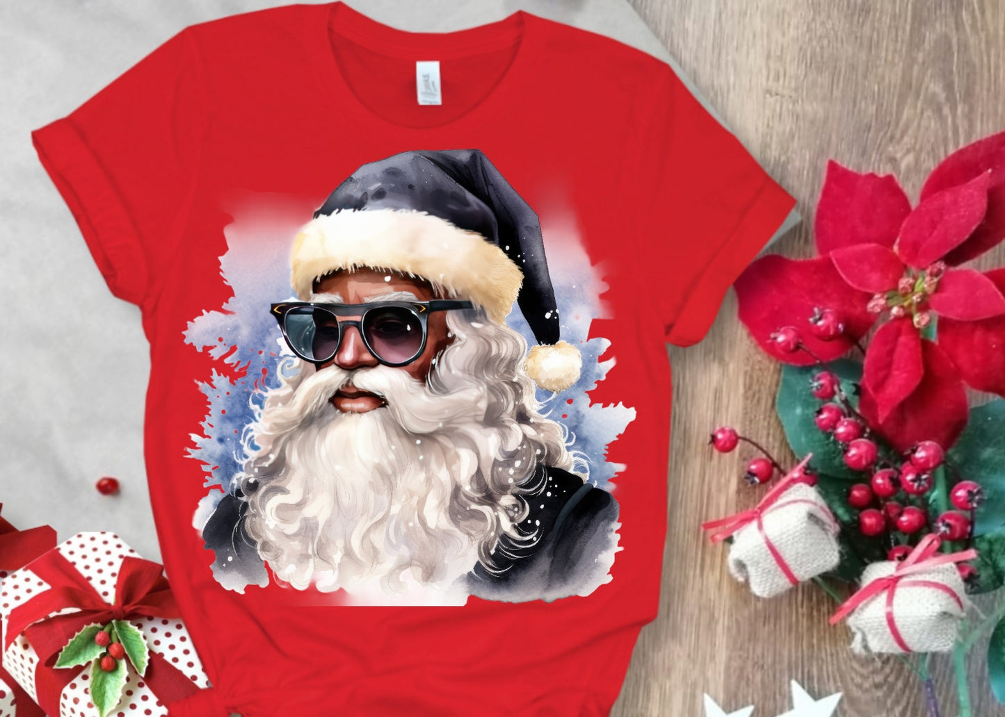 Christmas Santa Sublimation/DTF T-Shirt Images Bundle