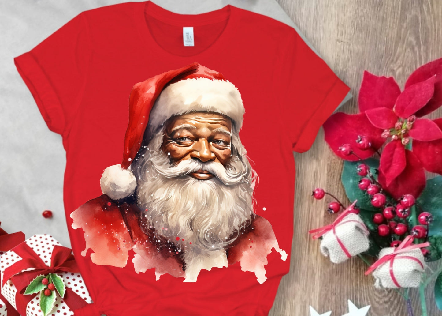 Christmas Santa Sublimation/DTF T-Shirt Images Bundle