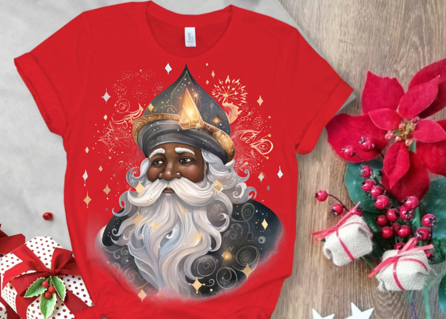 Christmas Santa Sublimation/DTF T-Shirt Images Bundle