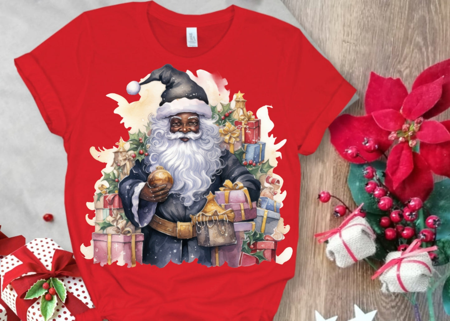 Christmas Santa Sublimation/DTF T-Shirt Images Bundle