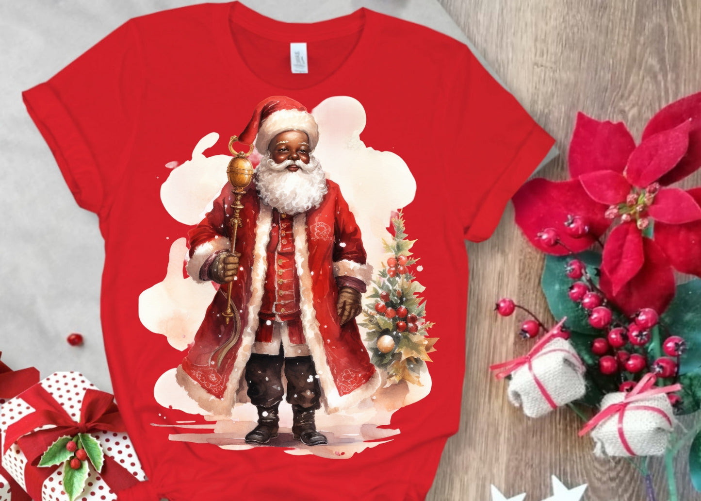 Christmas Santa Sublimation/DTF T-Shirt Images Bundle