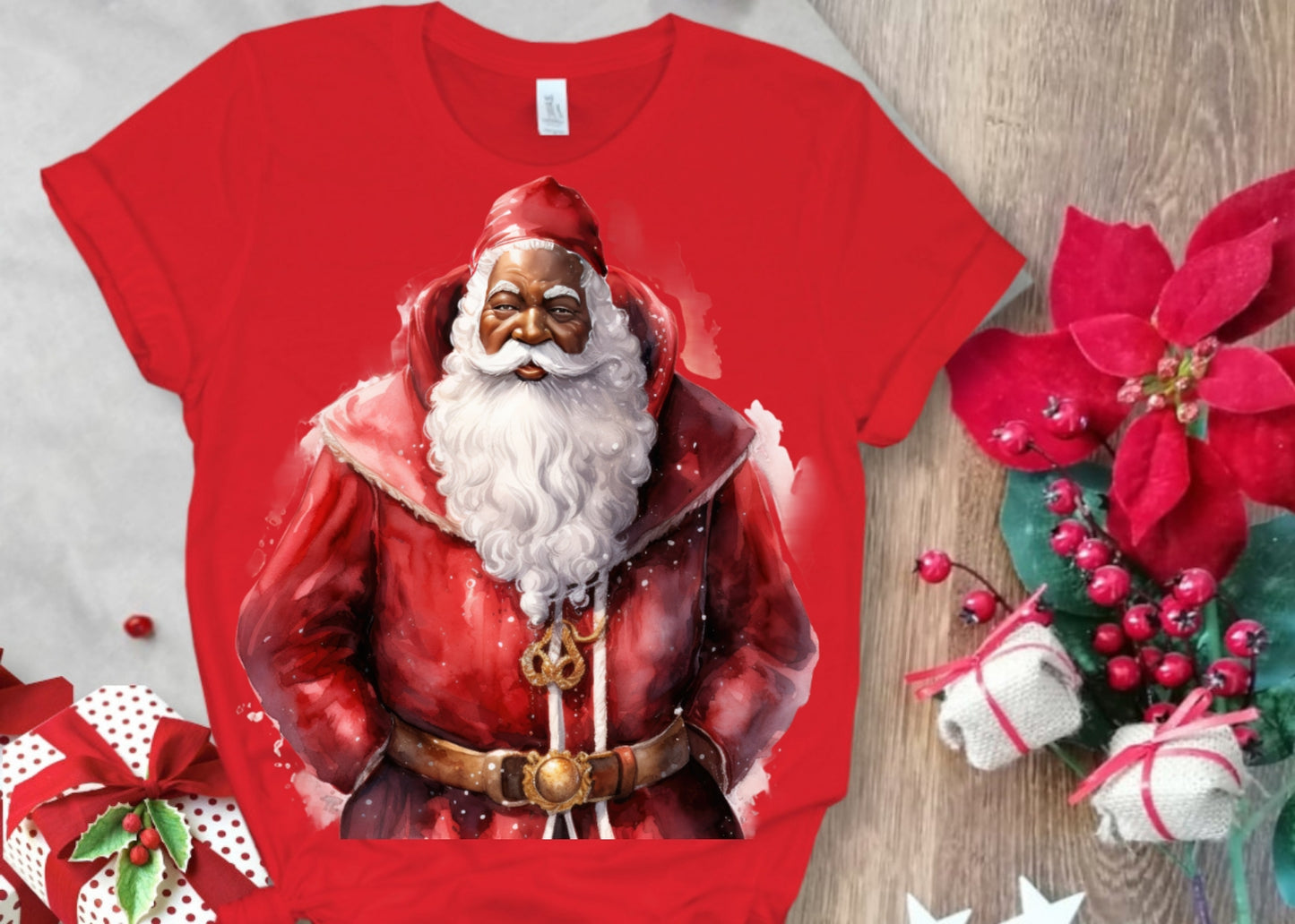 Christmas Santa Sublimation/DTF T-Shirt Images Bundle