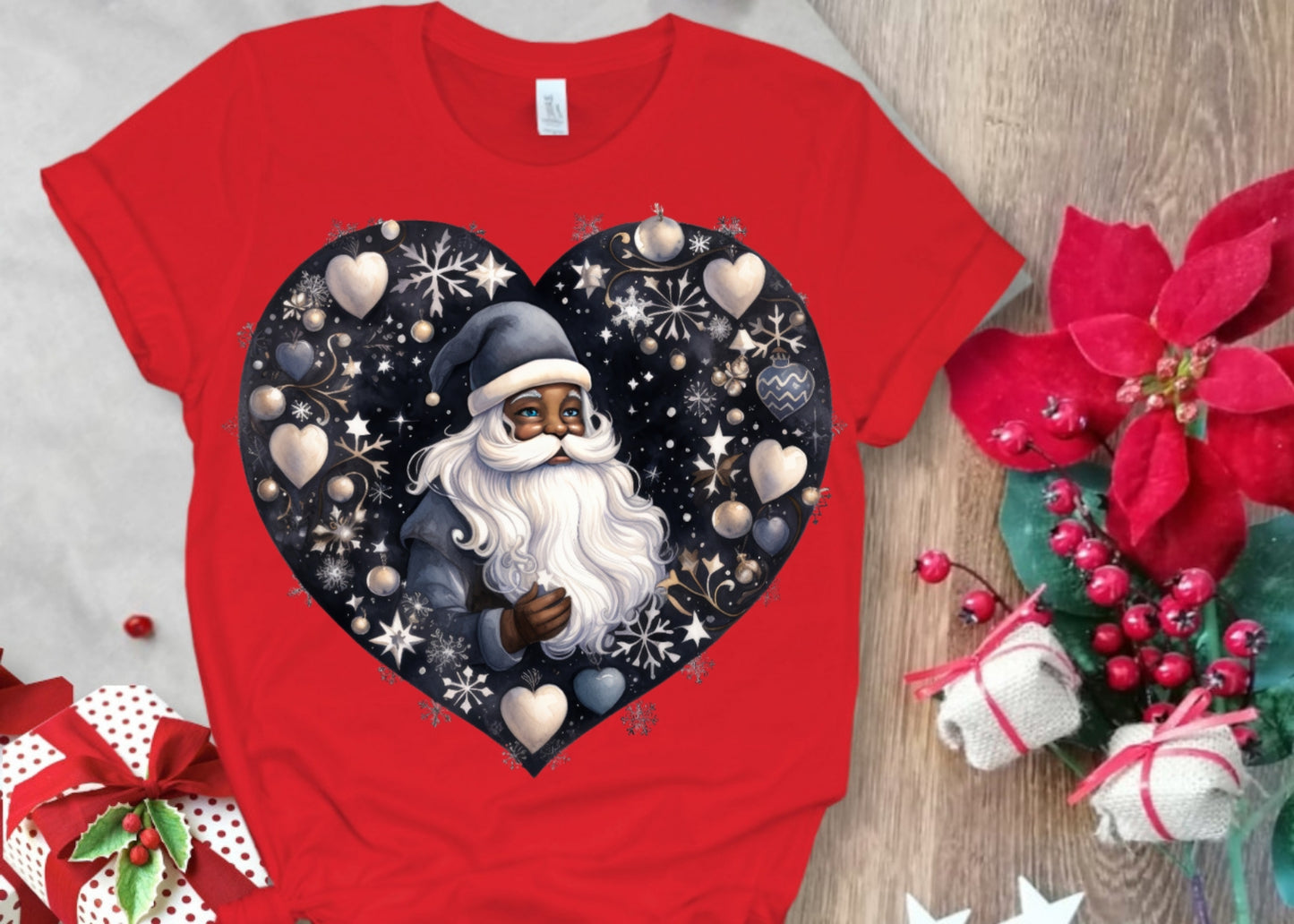 Christmas Santa Sublimation/DTF T-Shirt Images Bundle