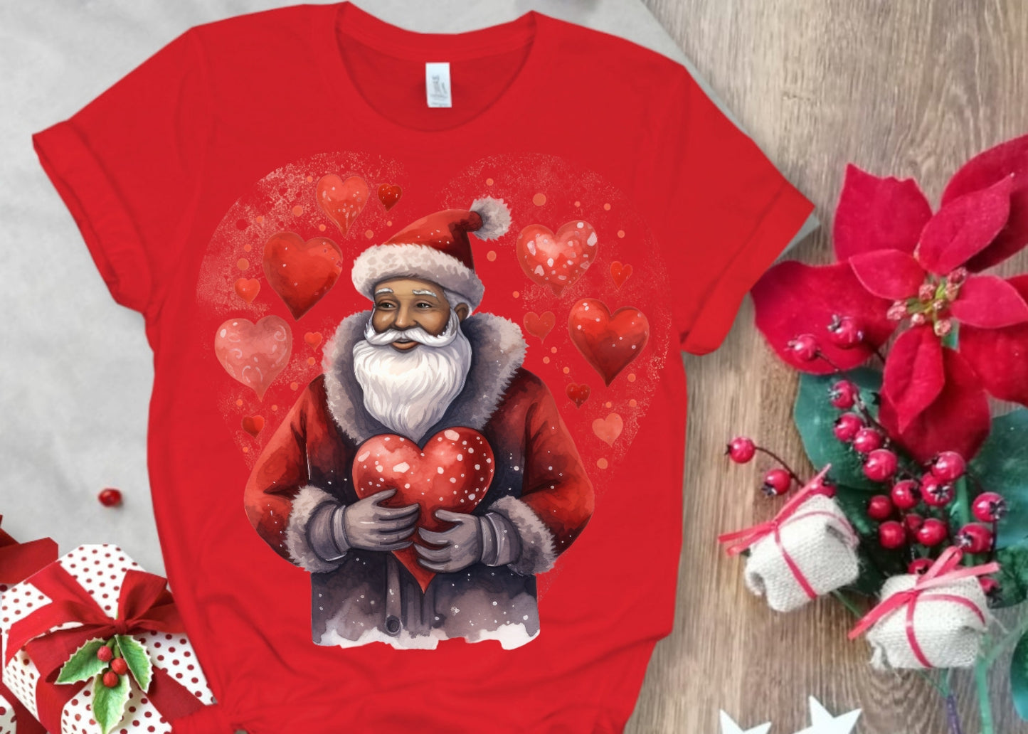 Christmas Santa Sublimation/DTF T-Shirt Images Bundle